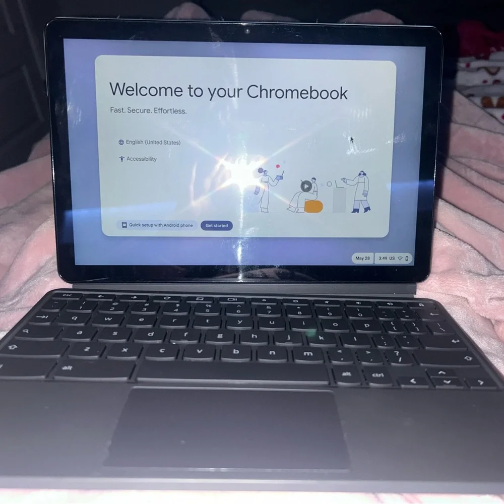 Black Chromebook Tablet